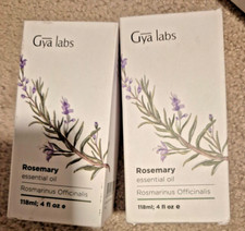 TWO BOTTLES Gya Labs Rosemary Essential Oil  100% PURE Hair/Skin/Aromatherapy picture