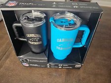 Carolina Panthers NFL 40oz/24oz Drinkware Set Double Wall Vacuum Insulated picture