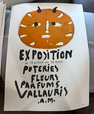 Vintage Pablo Picasso Print Lot 6 Verve Vallauris Poteries Toros Exhibition OBO picture