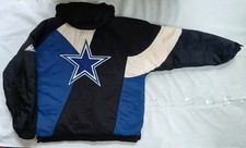 VTG APEX ONE PRO LINE DALLAS COWBOYS FULL ZIP WITH HOOD WINTER JACKET SIZE L picture