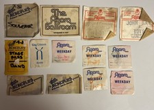 Vintage Concert Sound Backstage Pass Lot 13pc Cleveland Agora Monoplies Lennon picture