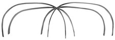 1970-72 Pontiac GTO Wheel Opening Moldings Set New picture
