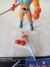 1985 Remake Thunder cats Lion-O/Orange Accessories Sword/Claw ⭐Read picture