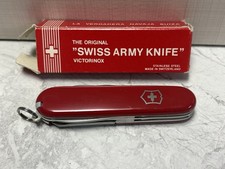 Victorinox Tinker Small Swiss Army Knife 84mm Red Never Used Early 80’s? picture