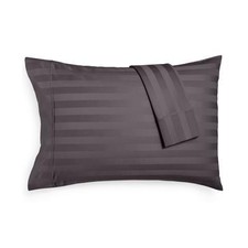 AQ Textiles Gray Bergen House 1000TC Egyptian Cotton Standard Pillowcase picture