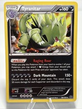 Tyranitar 56/124 XY Fates Collide 2016 Cosmos Holo Rare - NM picture