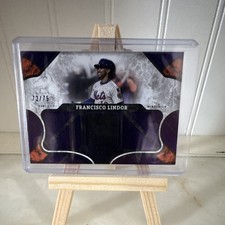 2025 Topps Tier One Relic Francisco Lindor #T1R-FL Purple Foil /75 picture