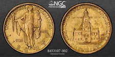 1926 gold 2.5 sesquicentennial NGC MS62 picture