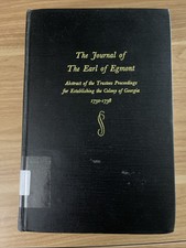 Journal Of The Earl Of Egmont Abstract Of The Trustees…1732-1738 Vintage Book picture