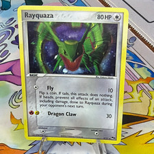 Pokemon TCG Rayquaza 003/017 POP Series 1 Holo Rare English 80 HP picture
