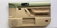 1998-2010 Volkswagen Beetle Power Door Panel GREEN/TAN OEM PASSENGER SIDE picture