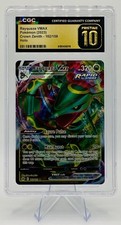 2023 Pokemon Crown Zenith Rayquaza VMAX 102/159 Holo CGC Pristine 10 picture