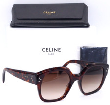 CELINE PARIS CL 40168I 54F HAVANA/BROWN GRADIENT LENS AUTHENTIC SUNGLASSES 55-22 picture