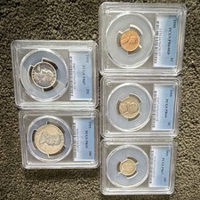 1955 US Proof Set Proof Strike 1C,5C,10C,25C, and 50C PR64-67 picture