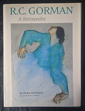 R.C. Gorman A Retrospective Signed Inscribed Book “To Sande – Love, R.C.” picture