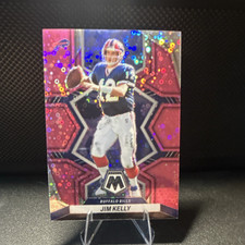 Panini 2022 Mosaic Jim Kelly No Huddle Pink Mosaic Prizm 15/20 Bills #26 picture