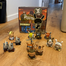 Kidrobot Huck Gee Post Apocalypse Dunny Open Case Lot 10 Figs + 3 SEALED BOXES picture