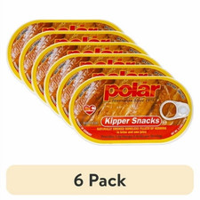 (6 pack) MW Polar Smoked Boneless Herring Kipper Snacks, 3.53 oz picture