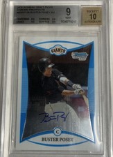 Topps 2008 Bowman Draft Picks & Prospects Buster Posey BDPP128 Chrome Auto picture