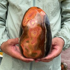 7.14LB High Quality Polychrome Ocean Landscape Jasper Stone Mineral Specimen picture