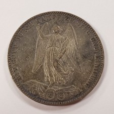 1871 German States Wurttemberg Victory Thaler Silver .5359 ASW - KM620 - Q5583 picture