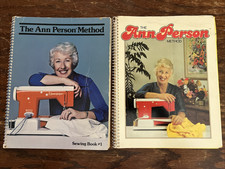 Vintage Ann Person Method Sewing Books - Set of 2 Spiralbound Paperback picture