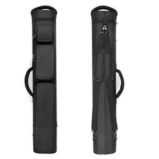 12-Hole Premium Nylon Pool Cue Case – Holds 8 Shafts & 4 Butts,Durable Double... picture
