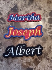 **LOVE IT** Custom Name patch Iron on / Sew on Patch, Fast Shipping picture