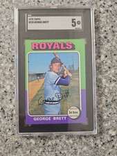 1975 Topps - George Brett #228 (RC) SGC 5 ⚾️🔥⚾️🔥 picture