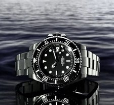 Custom 43mm “SD” Style Black Dive Mod Watch Limited Edition w/ NH35 Automatic picture