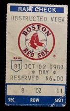 1983 Carl Yastrzemski Ticket Last Hit 3419/Yaz Day Pass Boston Red Sox 10/2 ⚾️ picture