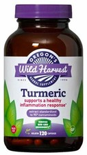 OREGONS WILD HARVEST TURMERIC. 120 CAPSULES. FACTORY SEALED picture