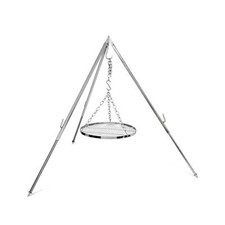 Petromax Hanging Campfire Grill Grate for Outdoor Cooking Tripod, Steel, 19.7 in picture