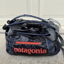 Patagonia Black Hole Duffel Bag 45L Classic Navy Paintbrush Red Rare 49337 picture