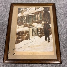 Vintage 1905 Signed Gordon Grant Art Print Gol Darn That City Feller Color picture