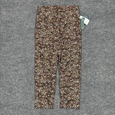 Lysse Leggings Womens Size Medium Pull On Brown Animal Print Stretch Pants picture