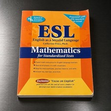 ESL Mathematics for Standardized Tests Catherine Price Paperback 2006 REA picture