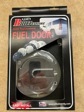 2013–2017 RAM 1500, 2500, AND 3500 FULLSIZE TRUCK CHROME BILLET FUEL DOOR picture