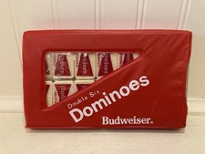 Vintage Budweiser Double Six Dominoes Set picture