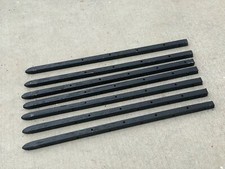 Sandbaggy  Square Steel Concrete Form Stakes w/ Nail Holes - Rebar Pin picture