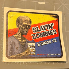 EXTREMELY RARE Dutch Bros 'Slayin' Zombies' Original Sticker Rose City Comic Con picture