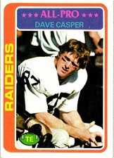 1978 Topps All-Pro Dave Casper #50 Oakland Raiders MP picture