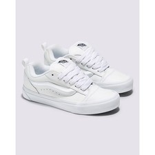 Vans Knu Skool Men's Size 8 True White Leather VN0009QCW00 New in Box picture