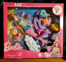 Barbie Dreamtopia Mermaid Doll Nurturing Nursery Playset Merbaby Octopus & Seal picture