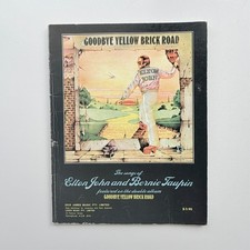 1974 Elton John Goodbye Yellow Brick Road Songbook  Vintage Sheet Music Book picture