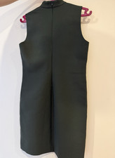 ZARA Dark Olive Green Sleeveless Mini Dress – New With Tags picture