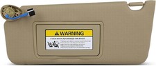 Beige Sun Visor for Driver Side (Left) - Compatible with Acura TL & Honda Accord picture
