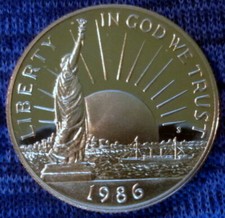 1986-S Statue of Liberty Commemorative Half Dollar - Beautiful Proof Coin  picture