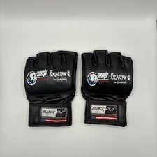 blackout fightgear Men's L Official Fight Glove MMA Grappling fight Open Fingers picture