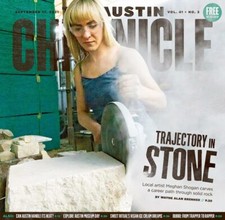 The Austin Chronicle Stone Cutting Artist, Rapper Dubbo Sept 2021 NM Unread  picture
